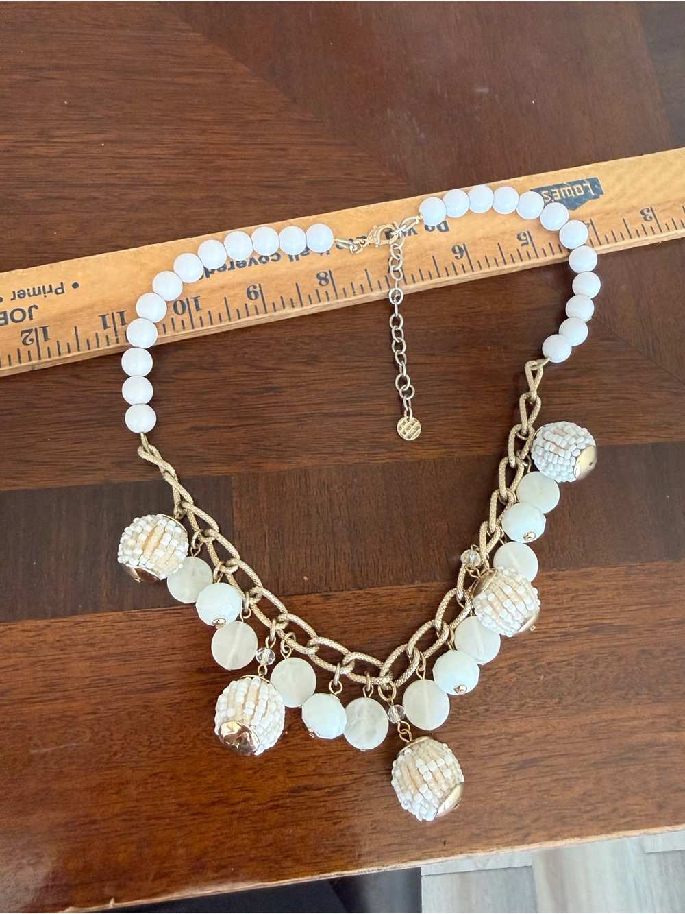 Talbots dangle beats necklace